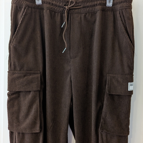 Brown Cargo Style Sweats Size Men's Medium NWOT - Picture 4 of 8